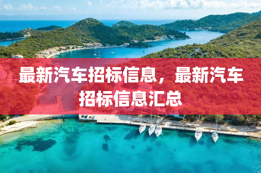 最新汽車招標(biāo)信息山東水清源環(huán)?？萍加邢薰?，最新汽車招標(biāo)信息匯總