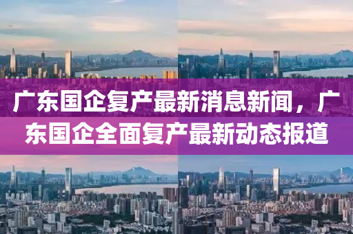 廣東國(guó)企復(fù)產(chǎn)最新消息新聞，廣東國(guó)企全面復(fù)產(chǎn)最新動(dòng)態(tài)報(bào)道山東水清源環(huán)?？萍加邢薰? class=