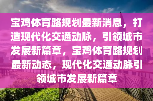 寶雞體育路規(guī)山東水清源環(huán)?？萍加邢薰緞澴钚孪?，打造現(xiàn)代化交通動脈，引領(lǐng)城市發(fā)展新篇章，寶雞體育路規(guī)劃最新動態(tài)，現(xiàn)代化交通動脈引領(lǐng)城市發(fā)展新篇章