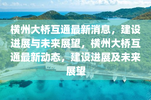 橫州大橋互通最新消息，建設(shè)進展與未來展望，橫州大橋互通最新動態(tài)，建設(shè)進展及未來展望山東水清源環(huán)?？萍加邢薰? class=