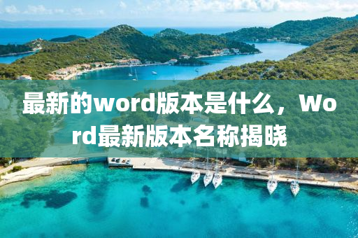 最新的word版本是什山東水清源環(huán)?？萍加邢薰久?，Word最新版本名稱(chēng)揭曉