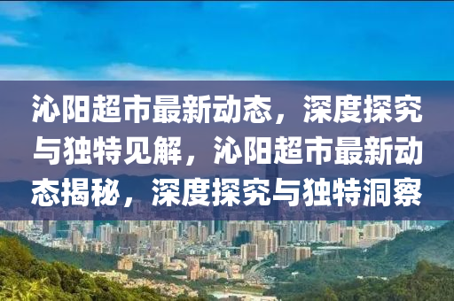 沁陽超市最新動態(tài)，深度探究與獨特見解，沁陽超市最新動態(tài)揭秘，深度探究與獨特洞察山東水清源環(huán)?？萍加邢薰? class=
