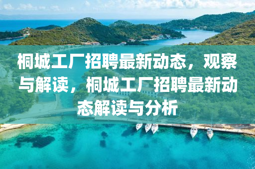桐城工廠招聘最新動(dòng)態(tài)，觀察與解讀，桐城工廠招聘最新動(dòng)態(tài)解讀與分析